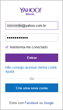 Yahoo! Mail: Entrar ou fazer login no Yahoo.com, Yahoo.com.br e outros -  MundoContas