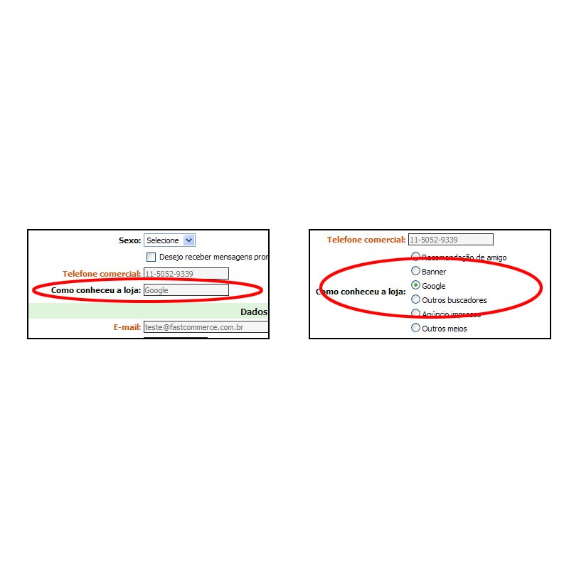 FC 8420 :: Como personalizar os campos adicionais na ficha de cadastro e dados de entrega?