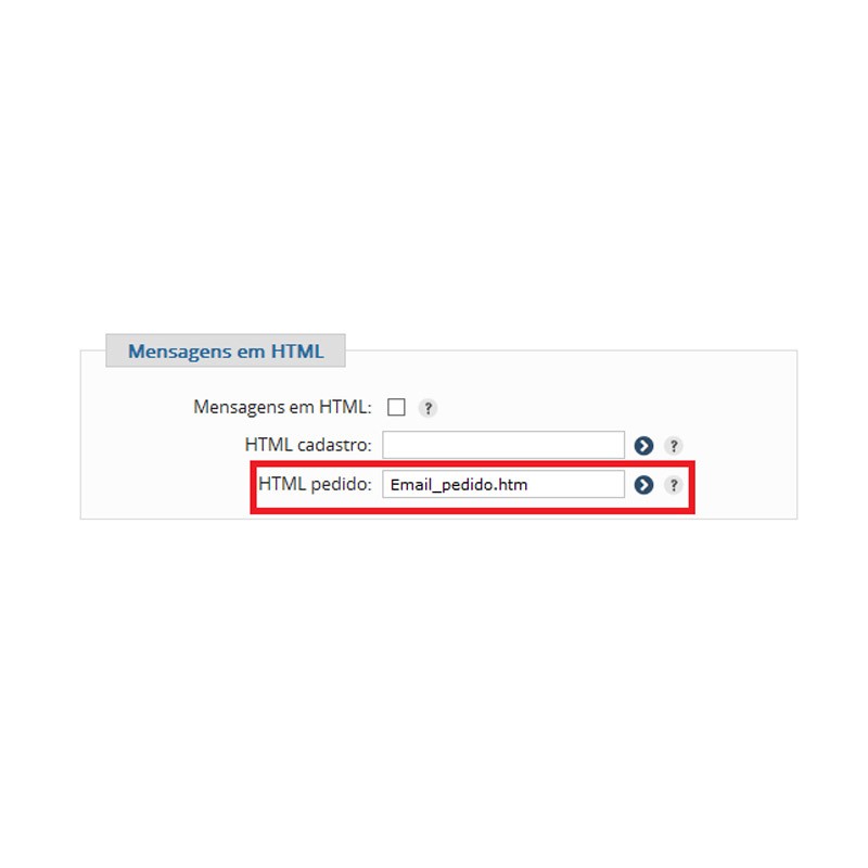 FC 8427 :: Como alterar a mensagem enviada ao cliente logo após a realização de um pedido?